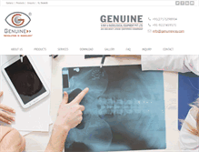 Tablet Screenshot of genuinexray.com